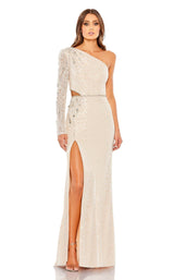 1 of 3 Mac Duggal 11306 Dress Ivory-Nude