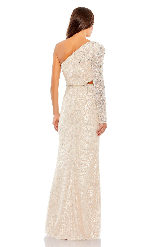 Mac Duggal 11306 Ivory-Nude