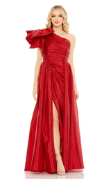 1 of 3 Mac Duggal 11312 Dress Burgundy