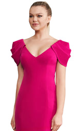 9 of 10 Daymor 1175 Dress Fuschia