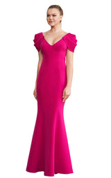 4 of 10 Daymor 1175 Dress Fuschia