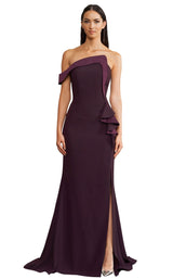 3 of 10 Daymor 1188 Dress Aubergine