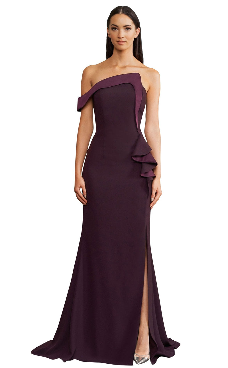 Daymor 1188 Dress Aubergine