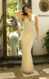 3 of 5 Primavera Couture 12063 Nude/Silver