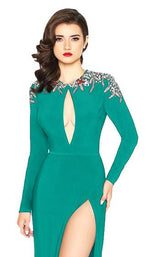 4 of 4 Mac Duggal 12103R Emerald