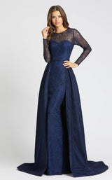 1 of 2 Mac Duggal 12356 Dress Navy