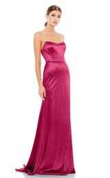 3 of 6 Mac Duggal 12428 Dress Hot-Pink