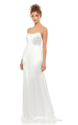 2 of 6 Mac Duggal 12428 Dress White