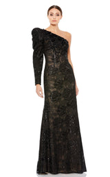 1 of 3 Mac Duggal 12444 Dress Black