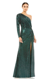 1 of 3 Mac Duggal 12501 Dress Bottle-Green