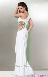 2 of 3 Jovani 9424 White