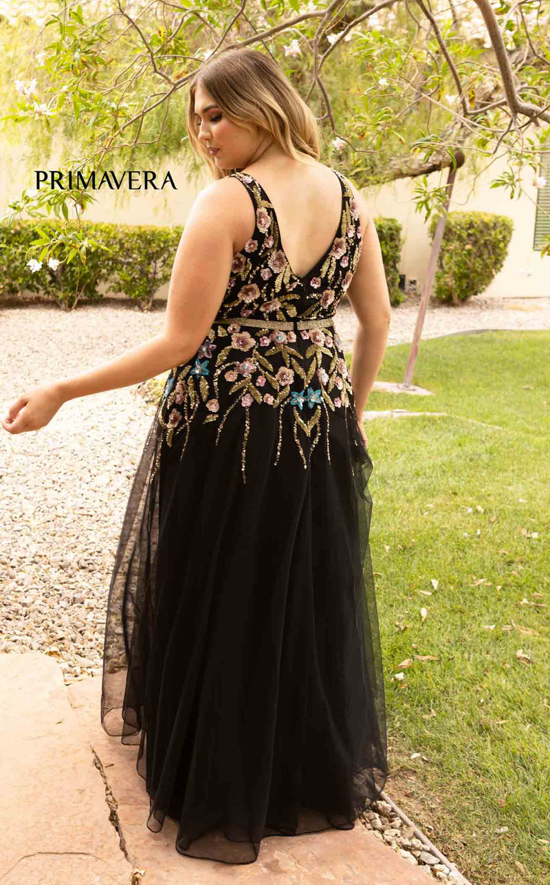 Primavera Couture 14006 Black Multi