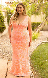 1 of 8 Primavera Couture 14008 Coral