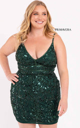 1 of 8 Primavera Couture 14035 Dress Emerald