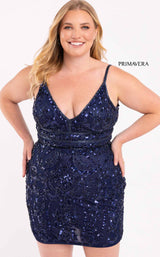 2 of 8 Primavera Couture 14035 Dress Midnight