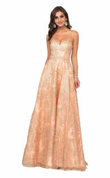 2 of 8 Cecilia Couture 1446 Orange-Gold