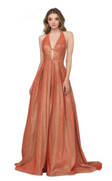 1 of 2 Cecilia Couture 1451 Orange