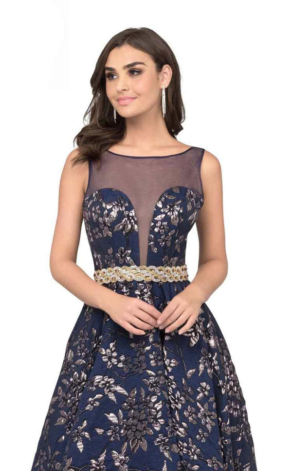 Cecilia Couture 1456 Navy/Gold