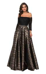 1 of 4 Cecilia Couture 1465 Black/Gold