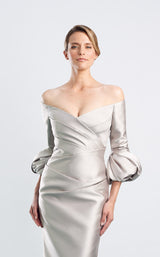 10 of 14 Daymor 1465 Dress Silver-Taupe