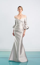 3 of 14 Daymor 1465 Dress Silver-Taupe