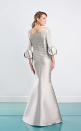 7 of 14 Daymor 1465 Dress Silver-Taupe