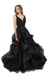 1 of 4 Cecilia Couture 1481 Black