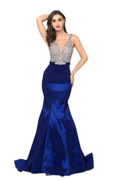 1 of 3 Cecilia Couture 1490 Royal Blue