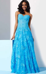 1 of 7 Jovani 14913 Turquoise