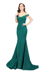 1 of 4 Cecilia Couture 1513 Emerald