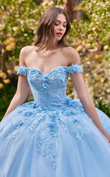 2 of 3 LaDivine 15702 Dress Light-Blue