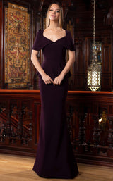 4 of 11 Daymor 1578 Dress Aubergine