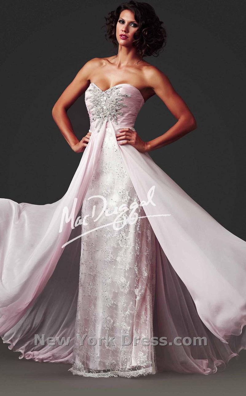 Mac Duggal 78437R Ice Pink