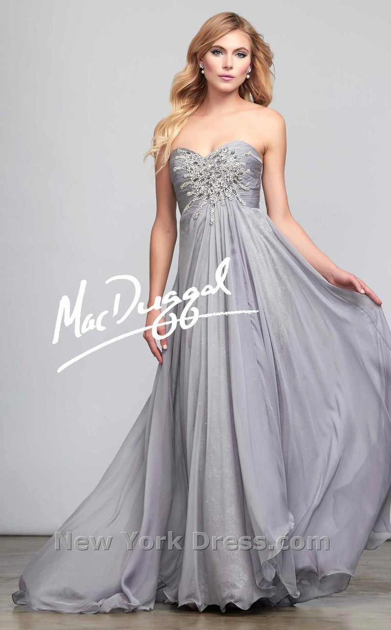 Mac Duggal 78437R Smoke