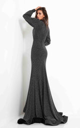 3 of 6 Jovani 1859 Dress Black-Silver