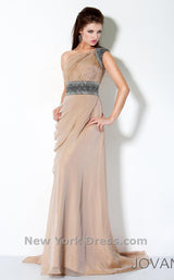 1 of 2 Jovani 3012 Gunmetal