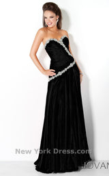 1 of 2 Jovani 3579 Black/Silver