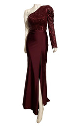 1 of 6 Glitz and Glam GG2000 Burgundy