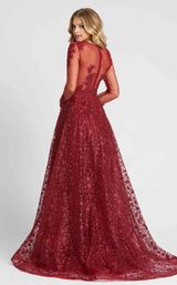 5 of 6 Mac Duggal 20100 Dress Burgundy