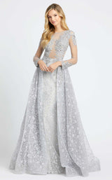 2 of 6 Mac Duggal 20100 Dress Platinum