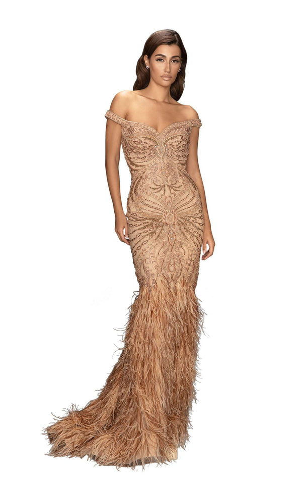 Terani 2011GL2221 Dress Champagne-Bronze