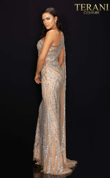 2 of 3 Terani 2012GL2390 Dress Nude