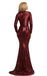 4 of 8 Johnathan Kayne 2020 Dress Crimson