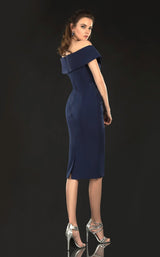 5 of 7 Terani 2021C2625 Dress Navy