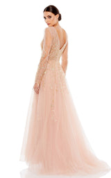 3 of 4 Mac Duggal 20295 Dress Pink-Champagne