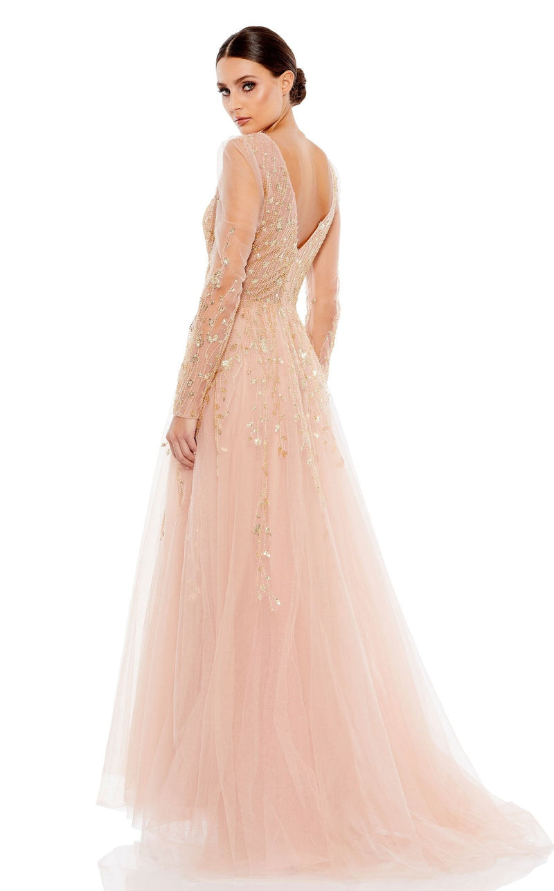 Mac Duggal 20295 Dress Pink-Champagne