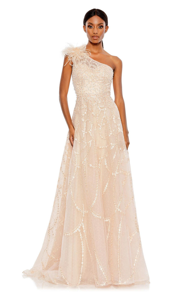 Mac Duggal 20389 Peach