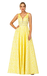 3 of 8 Cecilia Couture 2120 Yellow