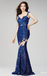 2 of 3 Jovani 21226 Royal