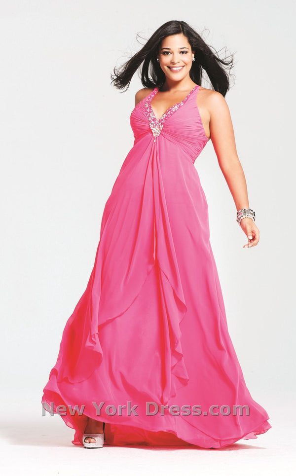 Faviana 9273 Hot Pink